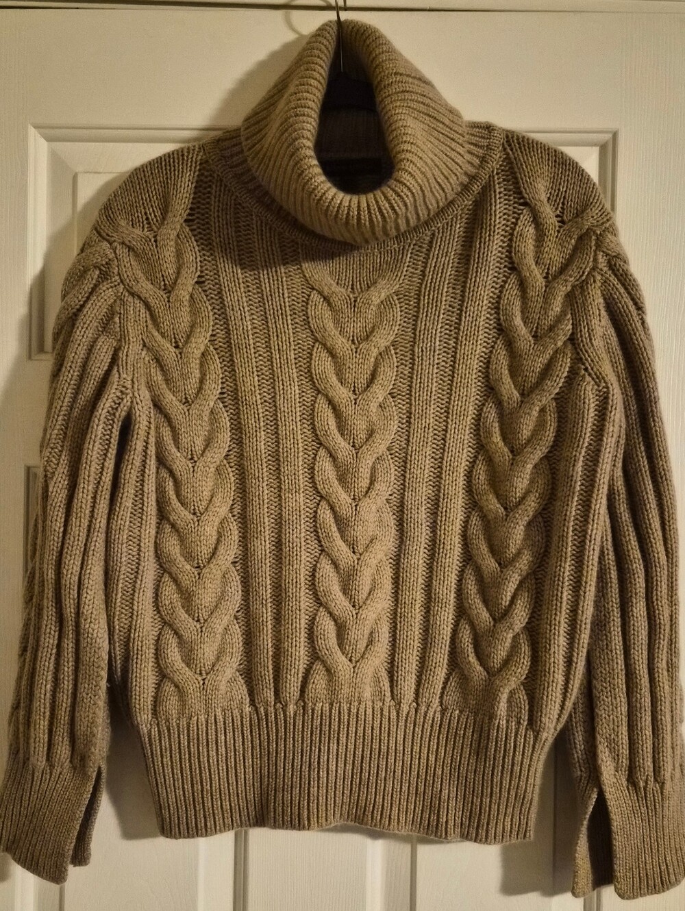 Banana Republic Khaki Turtle Neck Sweater